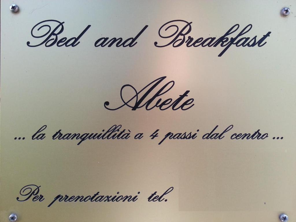 Bed and Breakfast Abete Верона Экстерьер фото